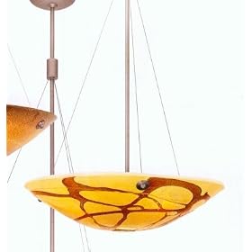 Large Safari Lava Glass Pendant Lamp