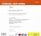 チャイコフスキー : ヴァイオリン協奏曲ニ長調Op.35 | 弦楽六重奏曲ニ短調Op.70「フィレンツェの想い出」 (TCHAIKOVSKY 'live' (Violin Concerto)/ Sarah Nemtanu , Orchestre National de France , Kurt Masur) [輸入盤]