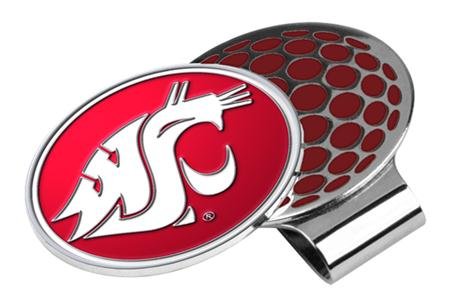 Washington State Cougars Ncaa Hat Golf Clip With Ball Marker