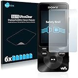 [6 Pack] Screen Protector Sony Walkman NWZ-E585 - Supreme Quality, Crystal-Clear, Bubble-Free