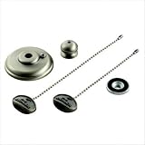 41XwlDYixVL. SL160  Finial Kit for Ceiling Fan Light Kits Finish: Mediterranean Walnut