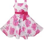 Sunny Fashion Robe Fille Rose Floral...
