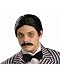 Gomez Addams TM Wig & Moustache Kit