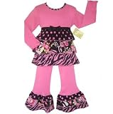 41XwmUTk8ZL. SL160  New Children 6 Plus Size Pink Safari Rumba Set Clothing
