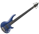 Cort Curbow 5-LPB 5-String Bass Guitar, Light Blue Finish
