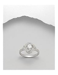 CZ Ring In 92.5 Sterling Silver