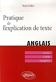 Revue Ellipses Marketing  / Pratique de l'explication de texte Anglais