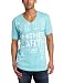 Calvin Klein Jeans Men's Mother Earth Short Sleeve V-Neck Tee, Capri, Large