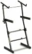 Hercules KS410B Z-Style Keyboard Stand with Extra Tier