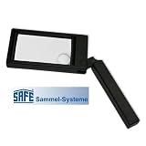 Produkt-Bild: SAFE Nr. 9804 Schwenkarm - Leuchtlupe 2x + 6x FACHE VERGR&Ouml;&szlig;ERUNG LINSE 85x50 mm incl. Batterien