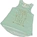 Girl 3rd Birthday Outfit, Three Year Old Girl Birthday Tank Top (Ice Green,3T)