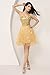 Favebridal Women's Short Petite Sequined Homecoming Prom Gown Dresses SD032