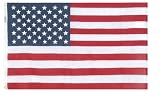 5'x8' 100% Spun Polyester Bunting 2-ply emb. Made in USA Flag
