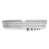 03-04 Lincoln Navigator 1pc Upper + 1pc Bumper Combo Billet Grille by AR