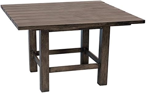 Classic Plank Style Top Augusta Woodland Square End Table