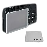 Hard LCD Screen Protector for CANON EOS 7D Digital SLR Camera + Premium Goja Microfiber Lens Cleaning Cloth
