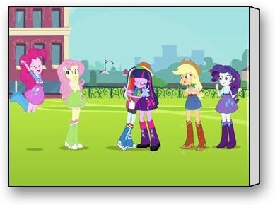 Funnyone Custom Modern Wall Art Decoration for Home My Little Pony Equestria Girls Canvas Prints