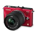 Panasonic Lumix GF2 Digital Camera with 14-42mm Lens - Red