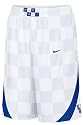 Kentucky Wildcats 2008/09 White 12" Inseam Embroidered Player Replica Basketball Short By Nike Team