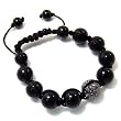 Hematite Crytal Ball Black Celebrity Style Fashion Bracelet