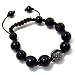 Hematite Crytal Ball Black Celebrity Style Fashion Bracelet