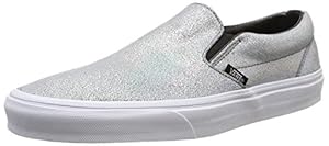 Vans Matte Iridescent Slip-On mens skateboarding-shoes VN-018DGZC_6 - silver