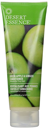 Desert Essence, Thickening Conditioner, Green Apple and Ginger, Vegan, 8 oz