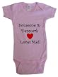 SOMEONE IN DENMARK LOVES ME - DENMARK BABY - Country Series - White, Blue or Pink Onesie / Baby T-shirt
