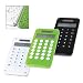 10 Digit Dual Power Solar Calculator with Back Maze