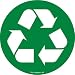 Fridgedoor Recycle Symbol Car Magnet Image