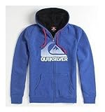 IMAGE OF Quiksilver Graphic Sherpa Fullzip Hoodie (Medium, Blue)