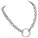 Picture of Soap Opera Jewelry:General Hospital ~ Ethan Lovett ~ Stainless Steel Circle Choker Necklace Unisex Mens Womens