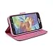 Euclid+- Pink Hello Kitty with Bow Knot Style Leather Case Cover for Samsung Galaxy S5 with Hello Kitty Style Cable Tie