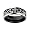 8mm Beveled Black Cross Men's Cobalt Free Tungsten Carbide COMFORT-FIT Wedding Band Ring (Size 8 to 13) - Size 9