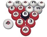 Ohio State Buckeyes Billiard Ball Set