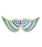 Fanciful Bird Wings, in Green