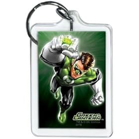  DC Comics Green Lantern Ring Forward Lucite Keychain 65795KR