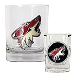 Phoenix Coyotes Rock Glass & Shot Glass Set