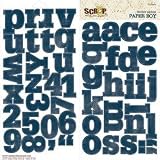 Scrap Within Reach - Paper Boy Collection - Stickers - Alphabet, BRAND NEW