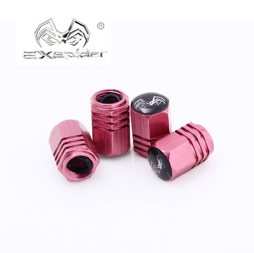 Exspider Spider Series 4 Pc Tire Valve Caps Color May Vary, AES2-VC002