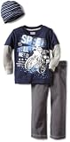 Little Rebels Boys 2-7 3 Piece Speed Is All I Need Pant Set