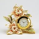 Beautiful Jeweled Orchid Clock