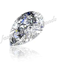 0.90 Ct Pear Shaped Natural Loose Diamond SI2 D-COLOR CUT:VERY GOOD GIA Certified