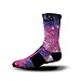 HoopSwagg Bubblegum Galaxy Custom Nike Elite Socks