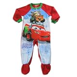 Cars - Boys Cars Footed Blanket Sleeper, Red, Multi