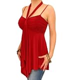 Blue Banana Strappy Halter Neck Tunic Top