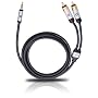 Oehlbach i-Connect Stereo Audio Kabel 1,5m schwarz von Oehlbach