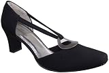 Ros Hommerson Women's Parker Pump,Black Micro,9 W US