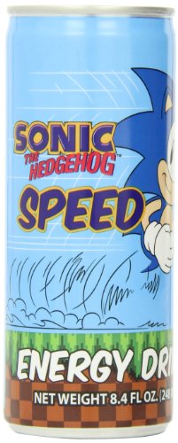 Boston America Energy Drink Sonic The Hedgehog Speed Toy