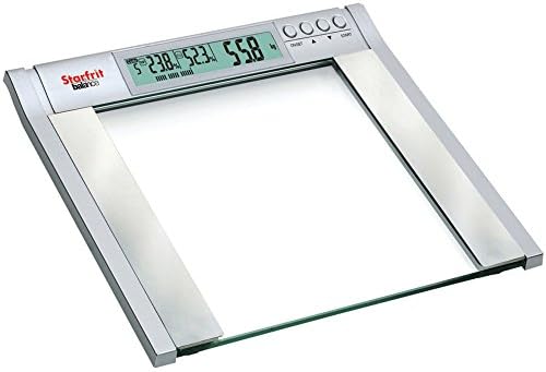 1 - WIDE-PLAT BODY FAT SCALE, Wide-Platform Body Fat Scale, 440lb capacity with .2lb increments, Measures body weight, percentages of body fat, hydration, muscle & body bone, 8mm wide tempered glass platform, Memorizes information of up to 12 users, Daily recommended calorie intake...